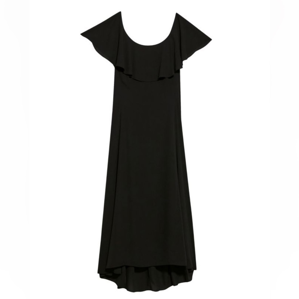 🆕 THEORY 🖤🩶 Little Black Ruffle Dress (NWT)